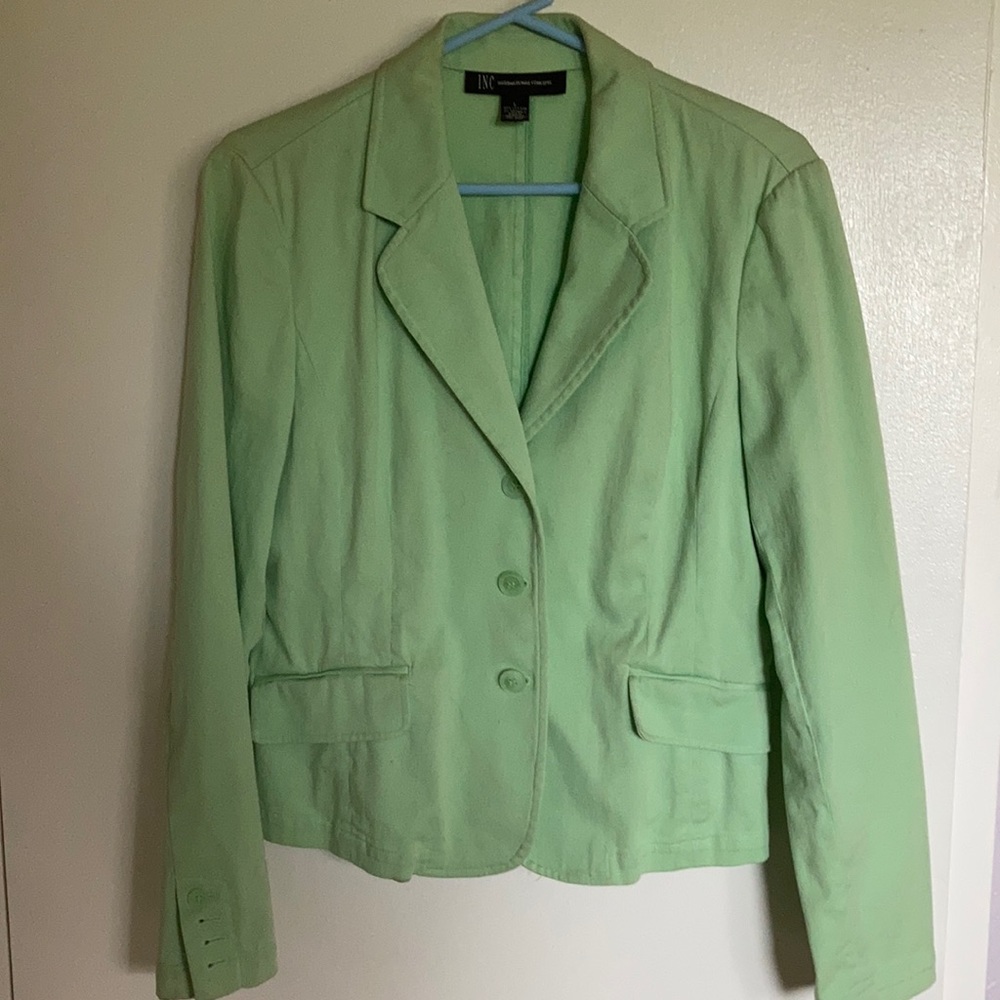 Green Denim Jacket